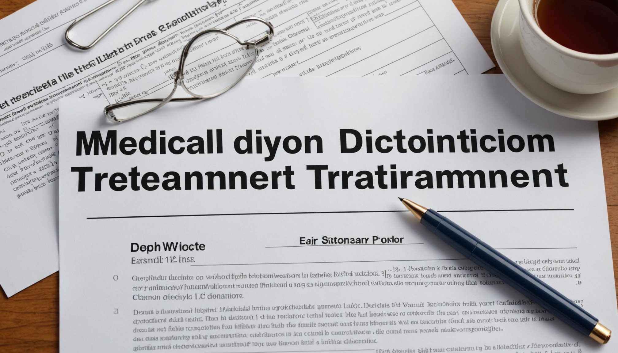 Illustration showing medical consultation and treatment options for erectile dysfunction, including lifestyle changes, medication, and counseling
